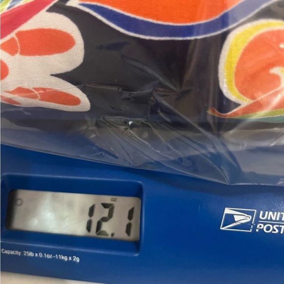 Ronni Nicole Women's Abstract Paisley Cold Shoulder Dress Blue Orange Size 12 - Picture 13 of 16